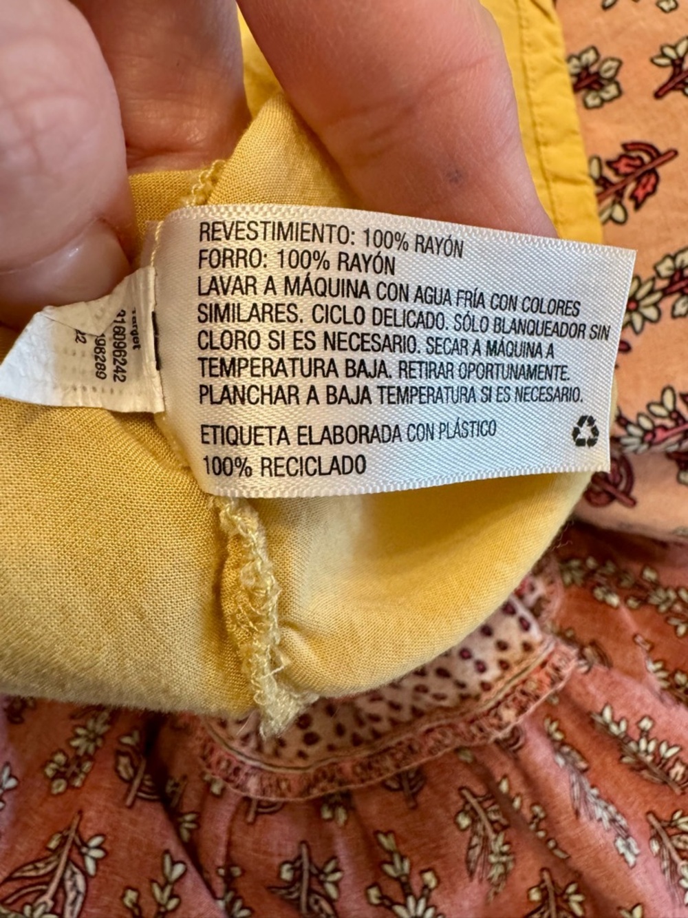 Knox Rose Yellow and Pink Printed Tiered Midi Sundress Size M - Picture 5 of 6